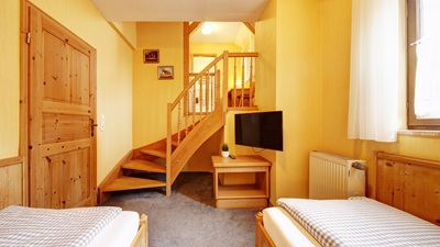 Doppelzimmer oder Zweibettzimmer mit moderner Ausstattung